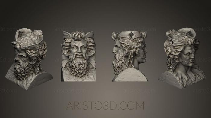 Busts and heads antique and historical (BUSTA_0269) 3D model for CNC machine